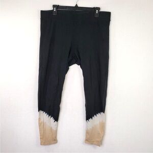 Torrid Black and Tan Leggings